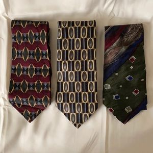 Three designer tie bundle